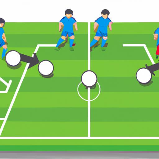 Cầu thủ ở vị trí trung tuyến trong sơ đồ 4-4-2 nhận đường chuyền.