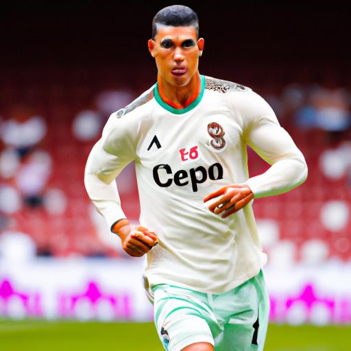Cristiano Ronaldo trong trận đấu bóng đá